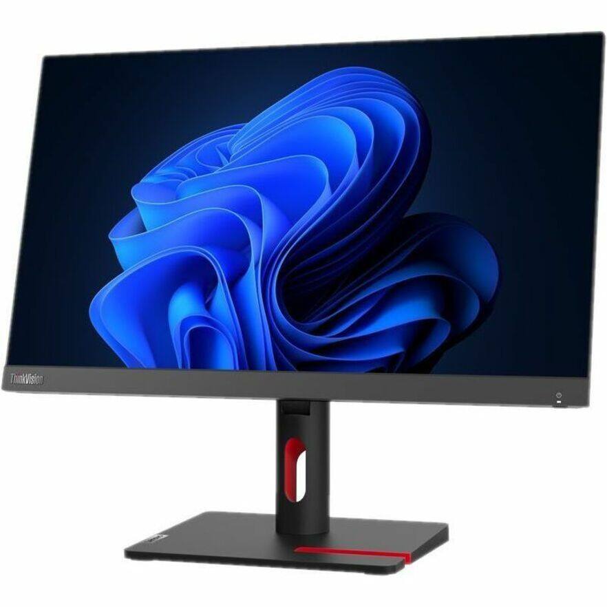 Alt View 6. Lenovo - Lenovo ThinkVision S22i-30 22" Class Full HD LED Monitor - 16:9 - Raven Black, Storm Gray - 21.5" Viewable - In-plane - Raven Black.