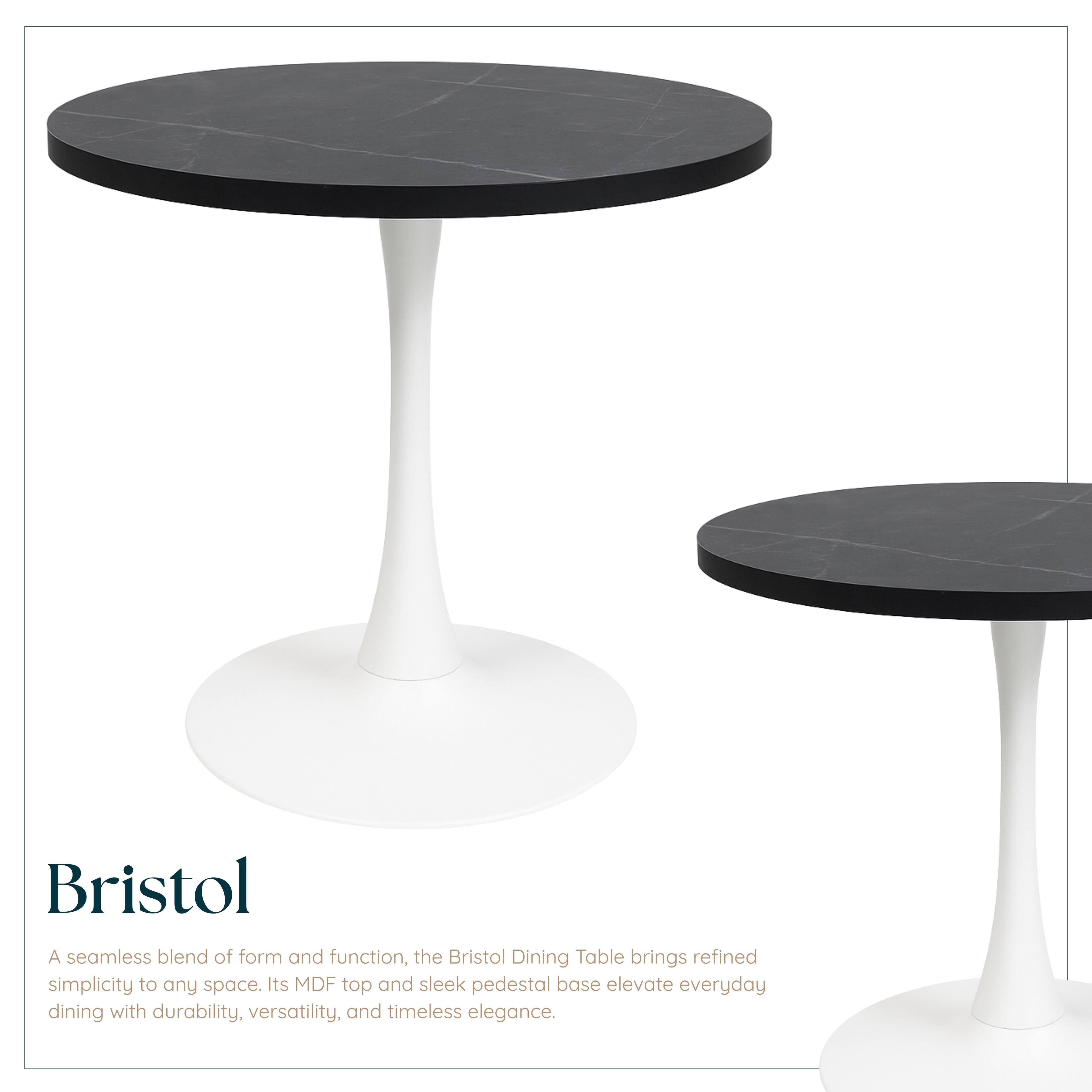 Bristol

A seamless blend of form and function, the Bristol Dining Table brings refined simplicity to any space. Its MDF top and sleek pedestal base elevate everyday dining with durability, versatility, and timeless elegance.
