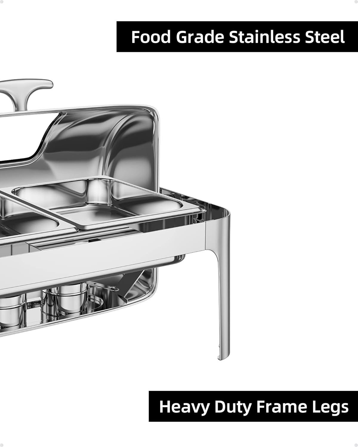 Food Grade Stainless Steel  
Heavy Duty Frame Legs
