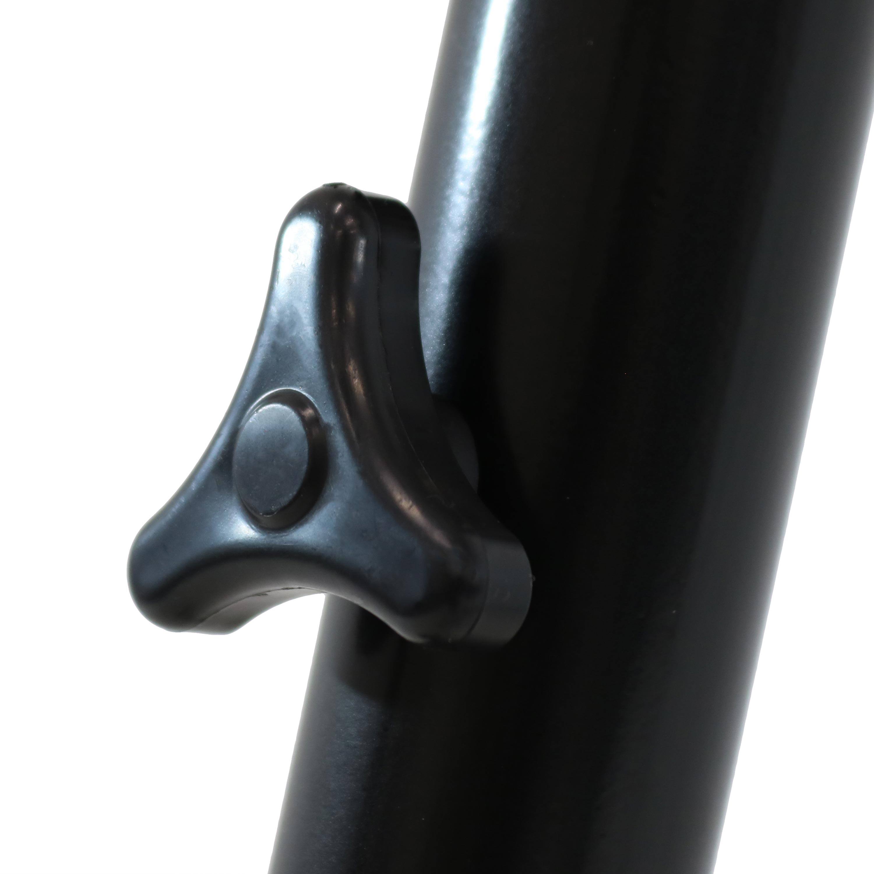 Alt View 5. Sunnydaze - Powder-Coated Steel Adjustable Hammock Chair Stand - 93 in - Black.