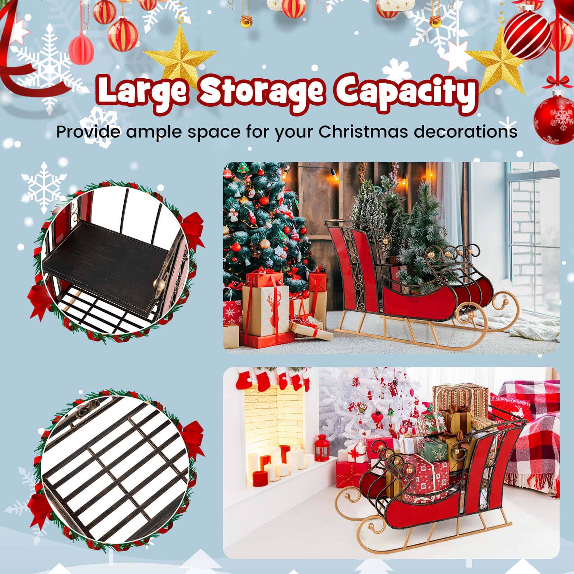Large Storage Capacity  
Provide ample space for your Christmas decorations