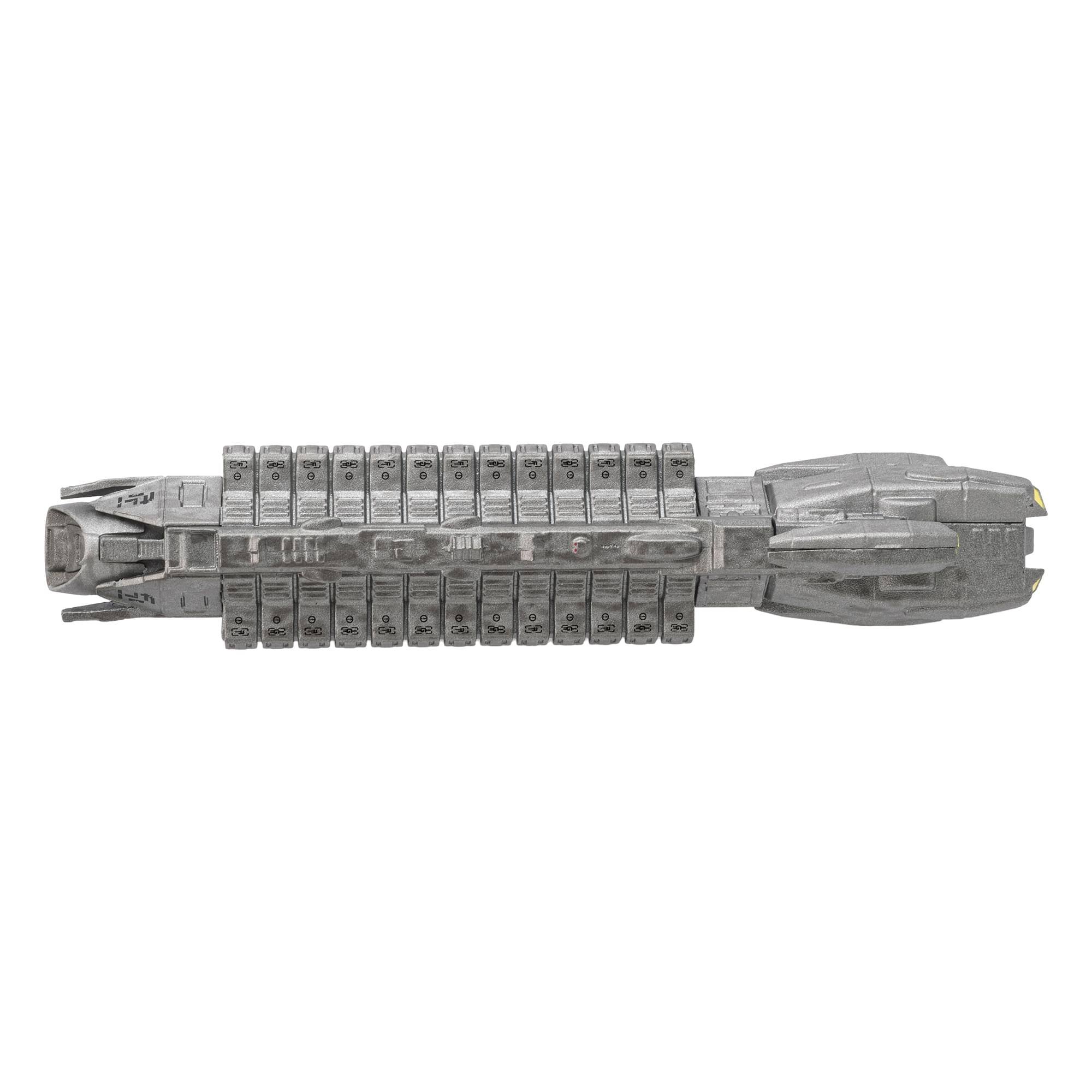 Alt View 5. Eaglemoss - Eaglemoss Star Trek Starship Replica | Axanar Cargo Ship - Silver.