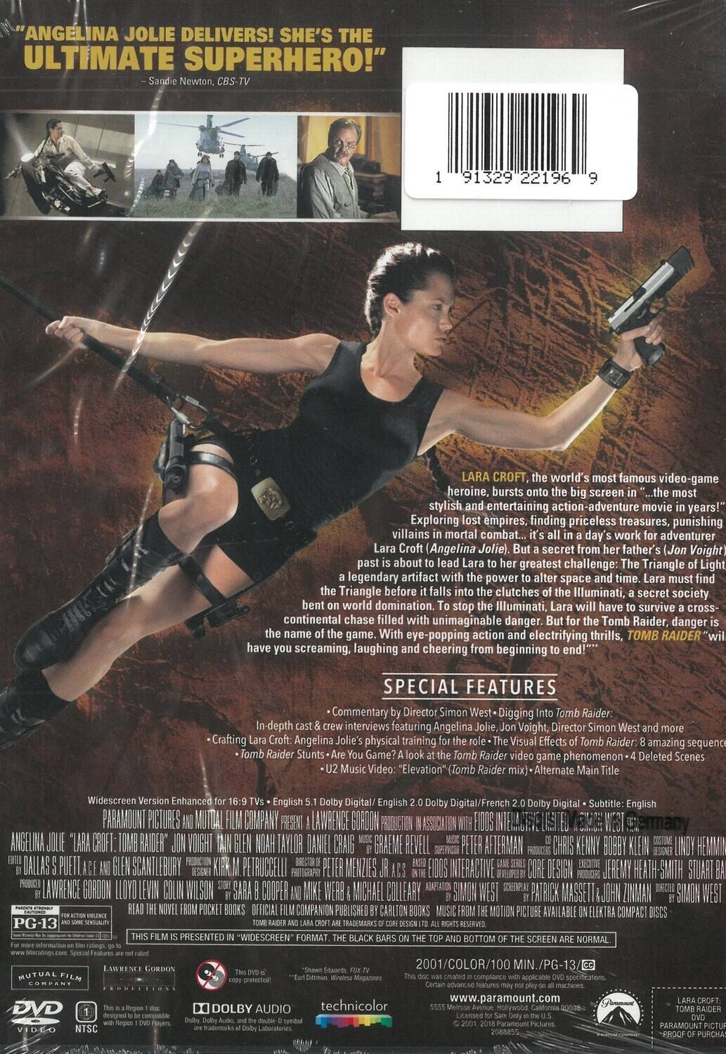 Alt View 1. Lara Croft: Tomb Raider   - DVD.