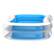 Back. Intex - Swim Center Family Pool - Blue & White.