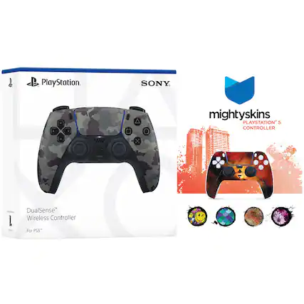PlayStation
SONY
DualSense™ Wireless Controller
For PS5™
mightyskins
PLAYSTATION®5 CONTROLLER