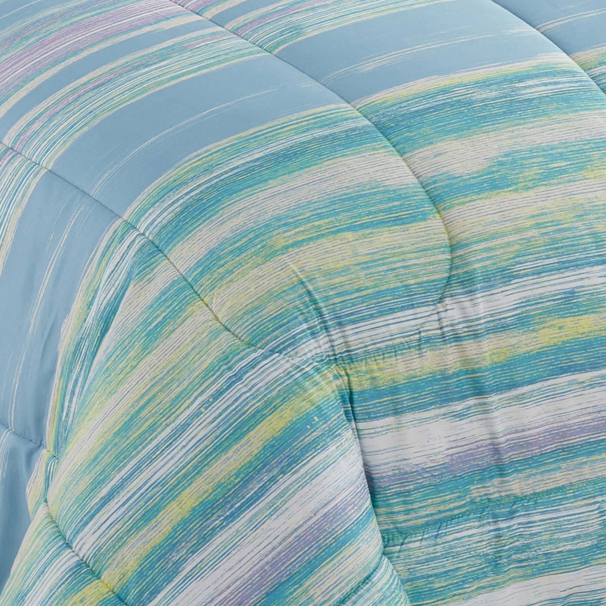 Alt View 1. Sweet Home Collection - 7 Piece Sorento Bed in a Bag Printed Comforter & Sheet Set - Queen - Multicolored.