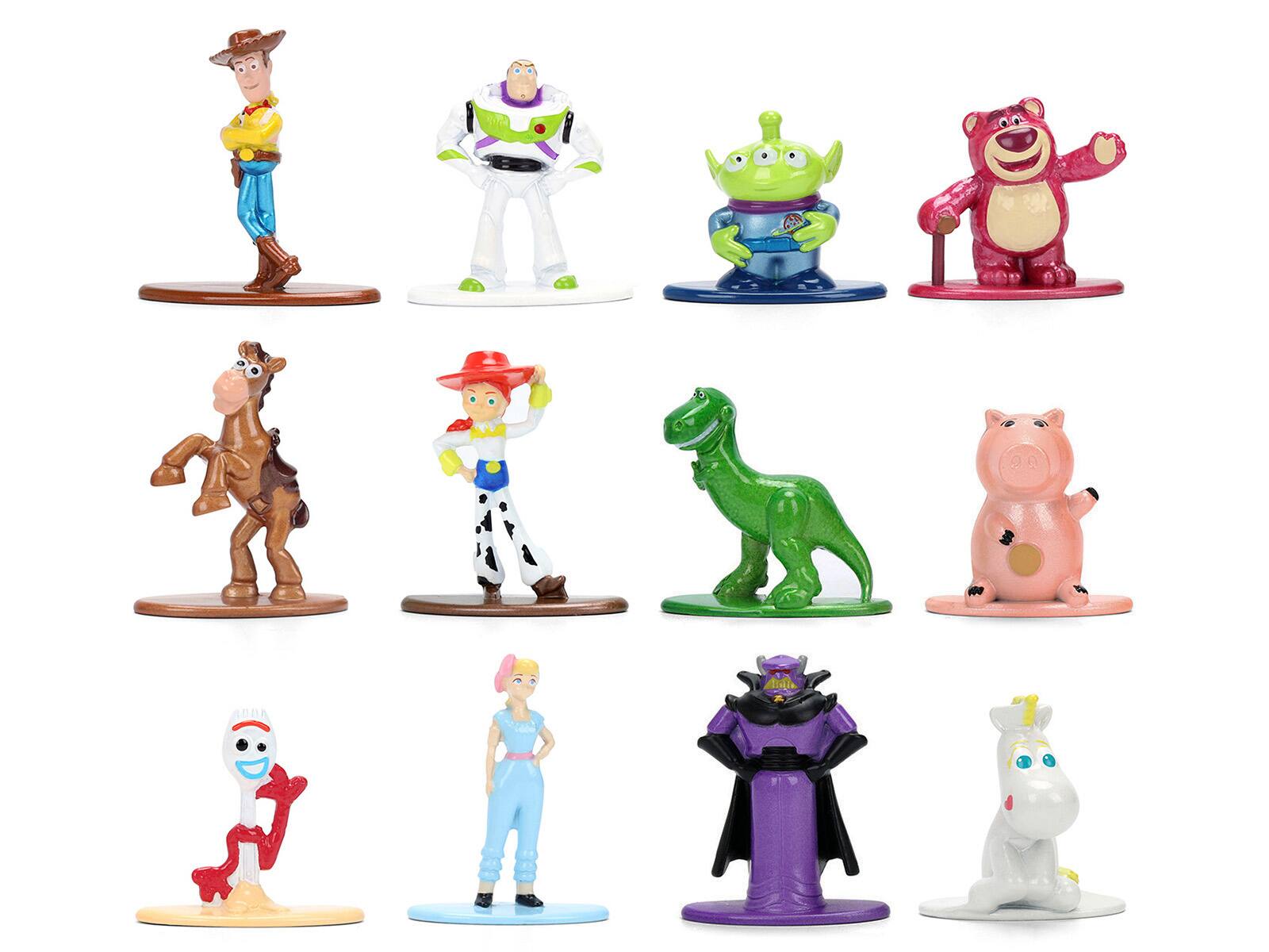 Alt View 1. Jada - Set of 12 Diecast Figures "Toy Story" Movie Franchise "Nano Metalfigs" Series Diecast Models by Jada.