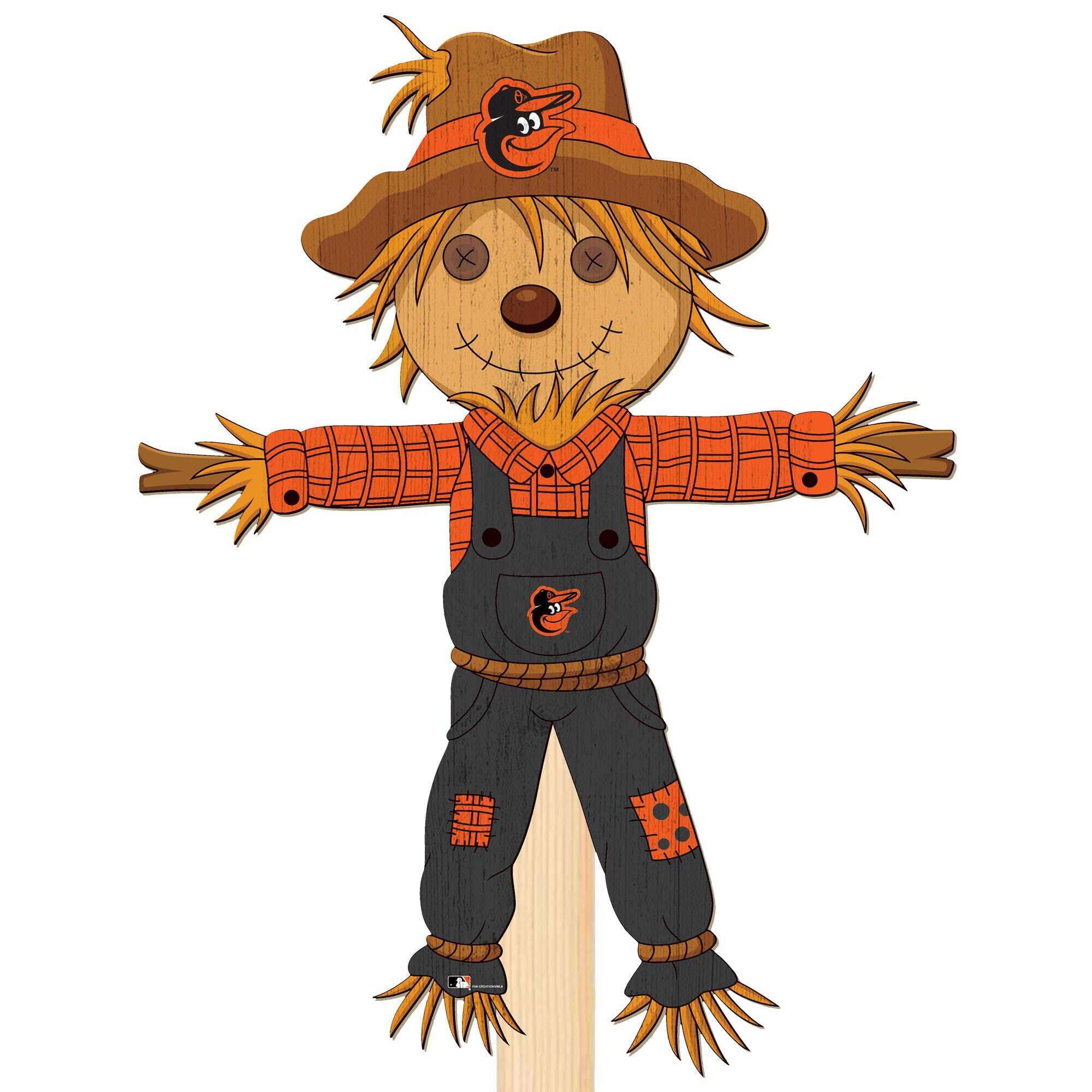 Fan Creations - Baltimore Orioles 12" Scarecrow Yard Stake - Multicolor