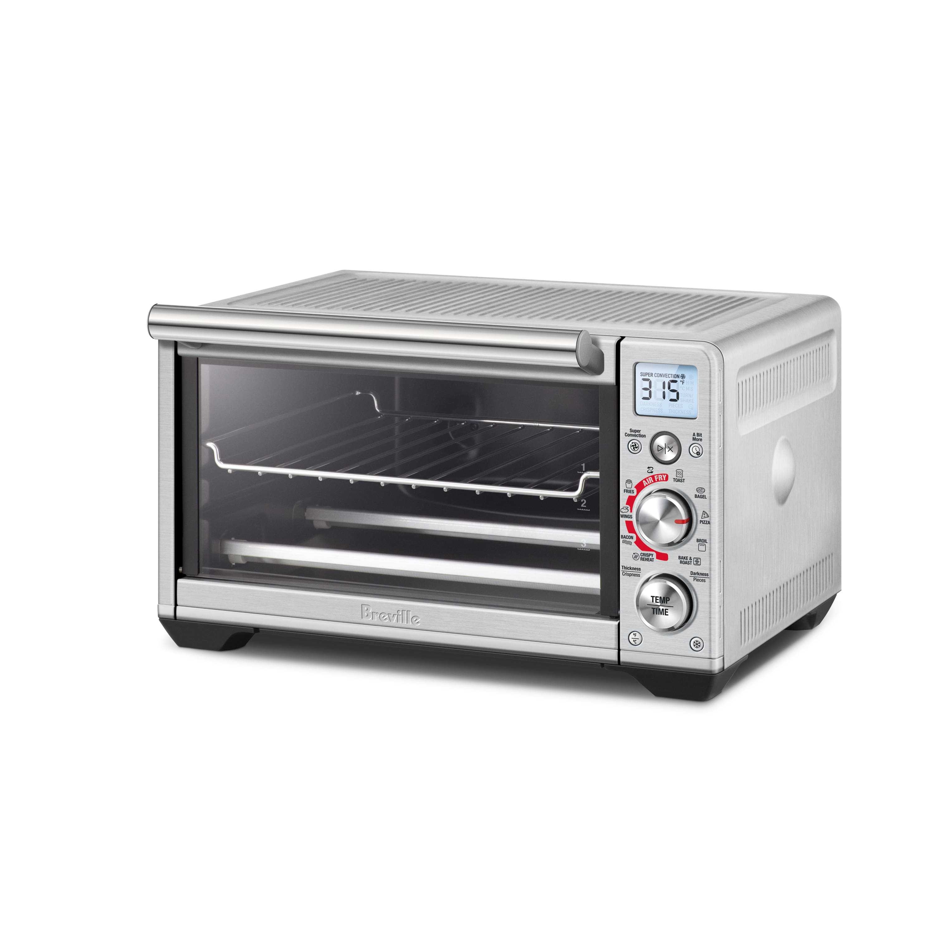 Sure, here is the corrected and grouped text from the image:
---
**Super Convection**
- **F** HM L MS 385 SHAKE TURNA DARKNESS PIECES P CRISPNESS THICKNESS 1 2
- Super Convection
- AIR FRY TOAST FRIES A Bit More BAGEL WINGS PIZZA S BACON H CRISPY REHEAT
- Thickness Crispness BROIL BAKE & ROAST Darkness Pieces
**Breville**
- TEMP TIME
---
**Super Convection**
- F
- HM
- L
- MS
- 385
- SHAKE
- TURNA
- DARKNESS
- PIECES
- P
- CRISPNESS
- THICKNESS
- 1
- 2
**Super Convection**
- AIR FRY
- TOAST
- FRIES
- A Bit More
- BAGEL
- WINGS
- PIZZA
- S
- BACON
- H
- CRISPY
- REHEAT
**Thickness**
- Crispness
- BROIL
- BAKE & ROAST
- Darkness
- Pieces