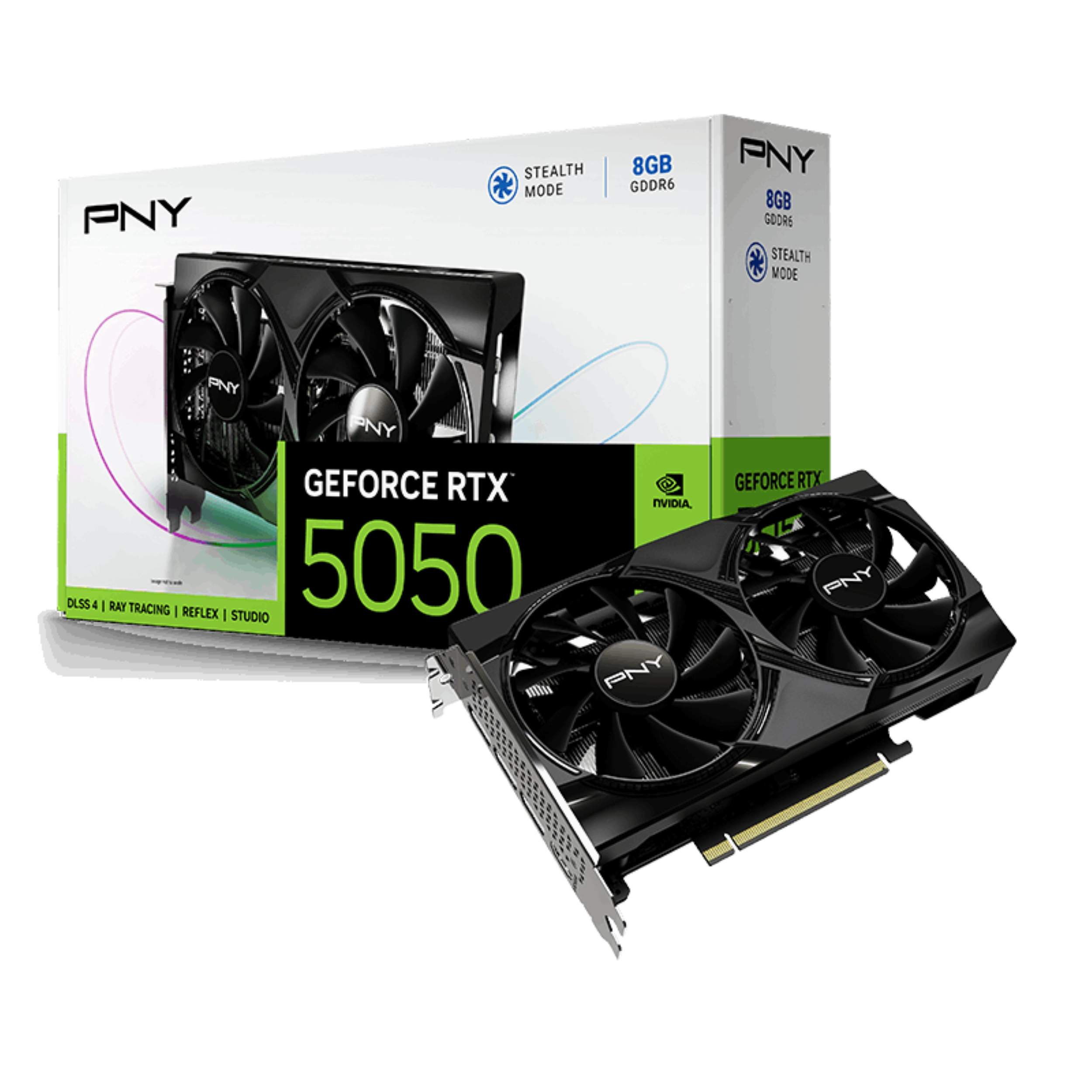 PNY NVIDIA GeForce RTX 5050 8GB GDDR6 PCI Express 5.0 Graphics