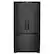 Front. Whirlpool - 20 Cu. Ft. French Door Bottom Mount Counter-Depth Refrigerator - Black.