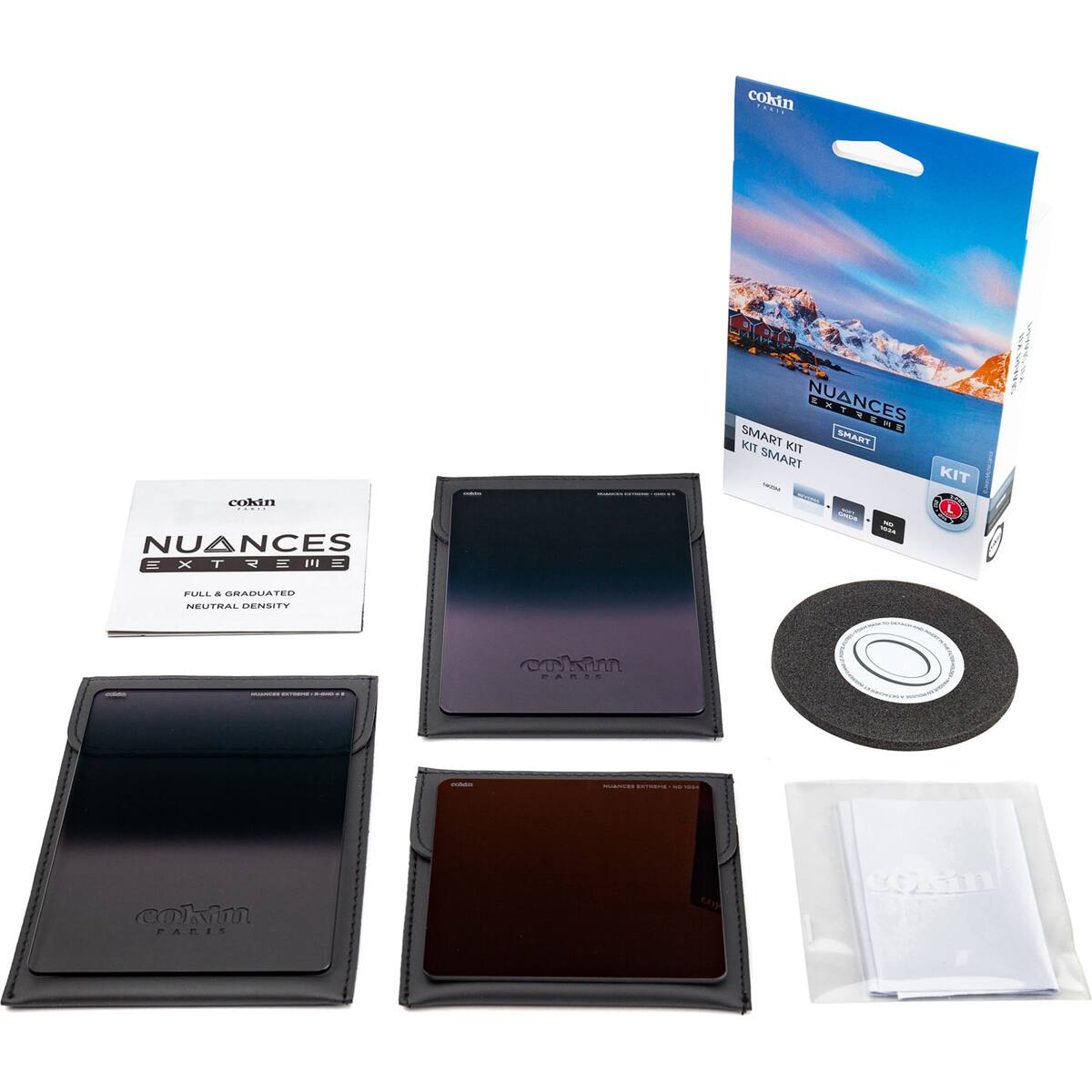 cokin NUANCES EXTREME NUANCES Sn. E KIT SMART KIT SPART SMART KIT - L - FULL - GRADUATED NEUTRAL DENSITY owkann PANEA - colsim PARIS