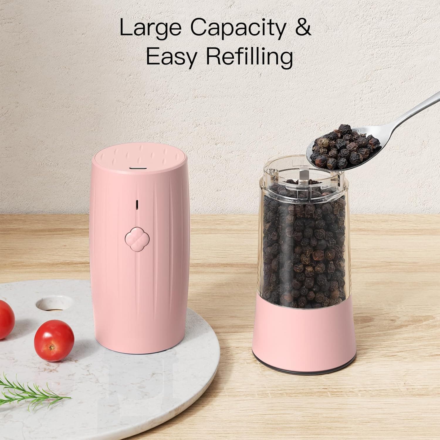 Large Capacity & Easy Refilling