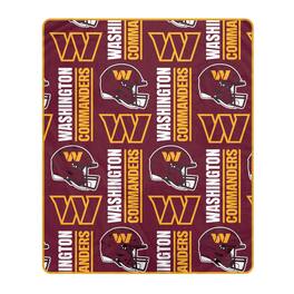 Pegasus - Washington Commanders 50" x 60" Homefield Stacked Logos Ultra Soft Blanket - Multicolor