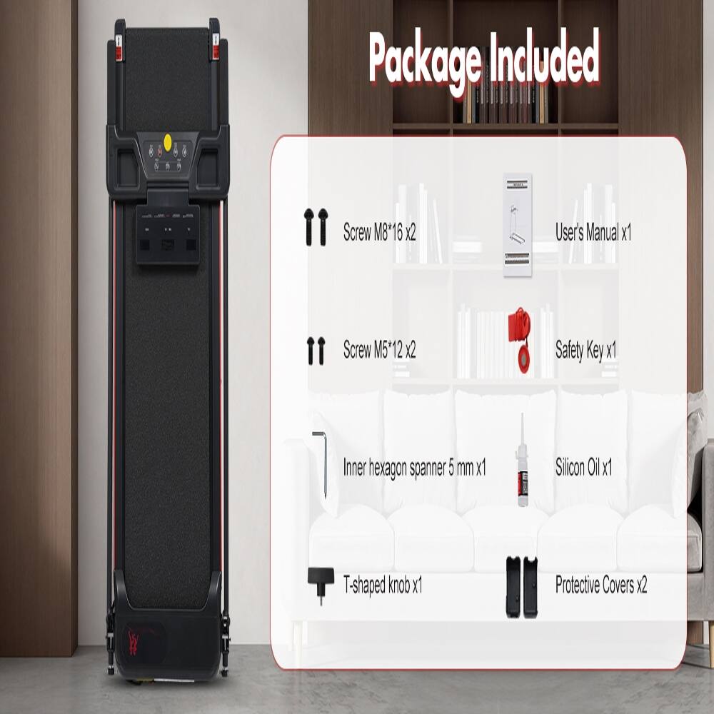 Package Included

- Screw M8*16 x2
- User's Manual x1
- Screw M5*12 x2
- Safety Key x1
- Inner hexagon spanner 5 mm x1
- Silicon Oil x1
- T-shaped knob x1
- Protective Covers x2