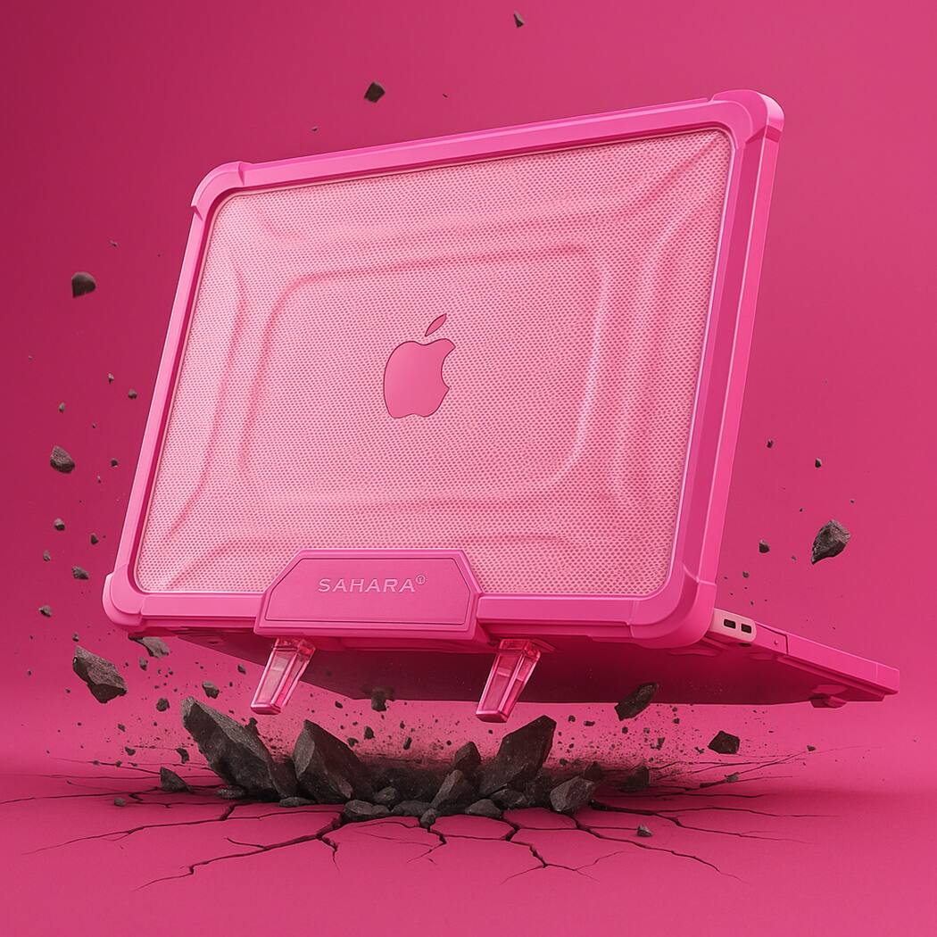 Alt View 17. SaharaCase - Raider ProArmor Case for Apple MacBook Air 15" M2/M3/M4 (2023-2025) Laptops - Desert Rose.
