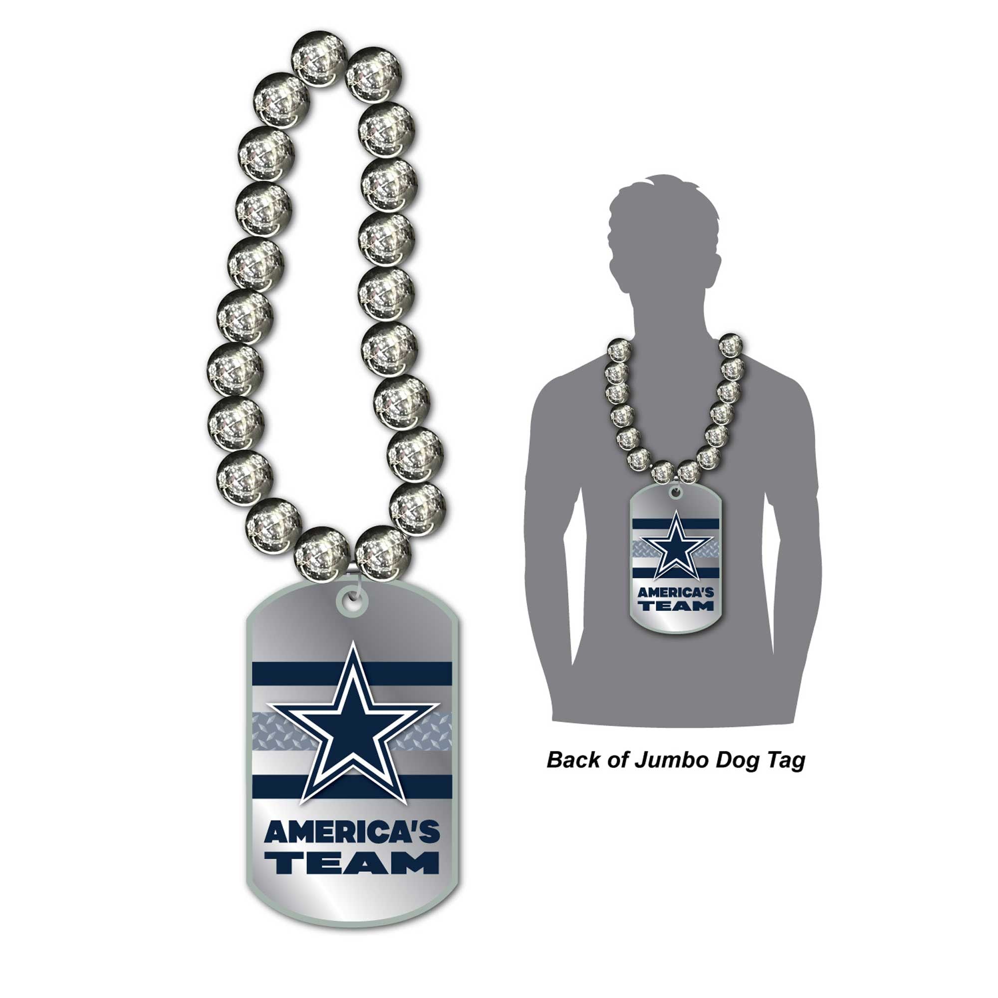 AMERICA'S TEAM

Back of Jumbo Dog Tag