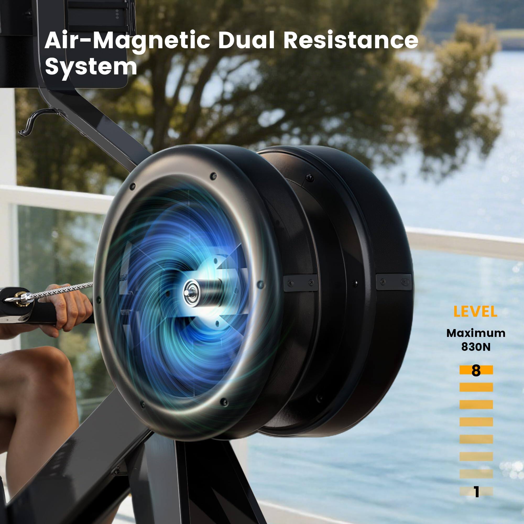 Air-Magnetic Dual Resistance System

LEVEL
Maximum 830N

8