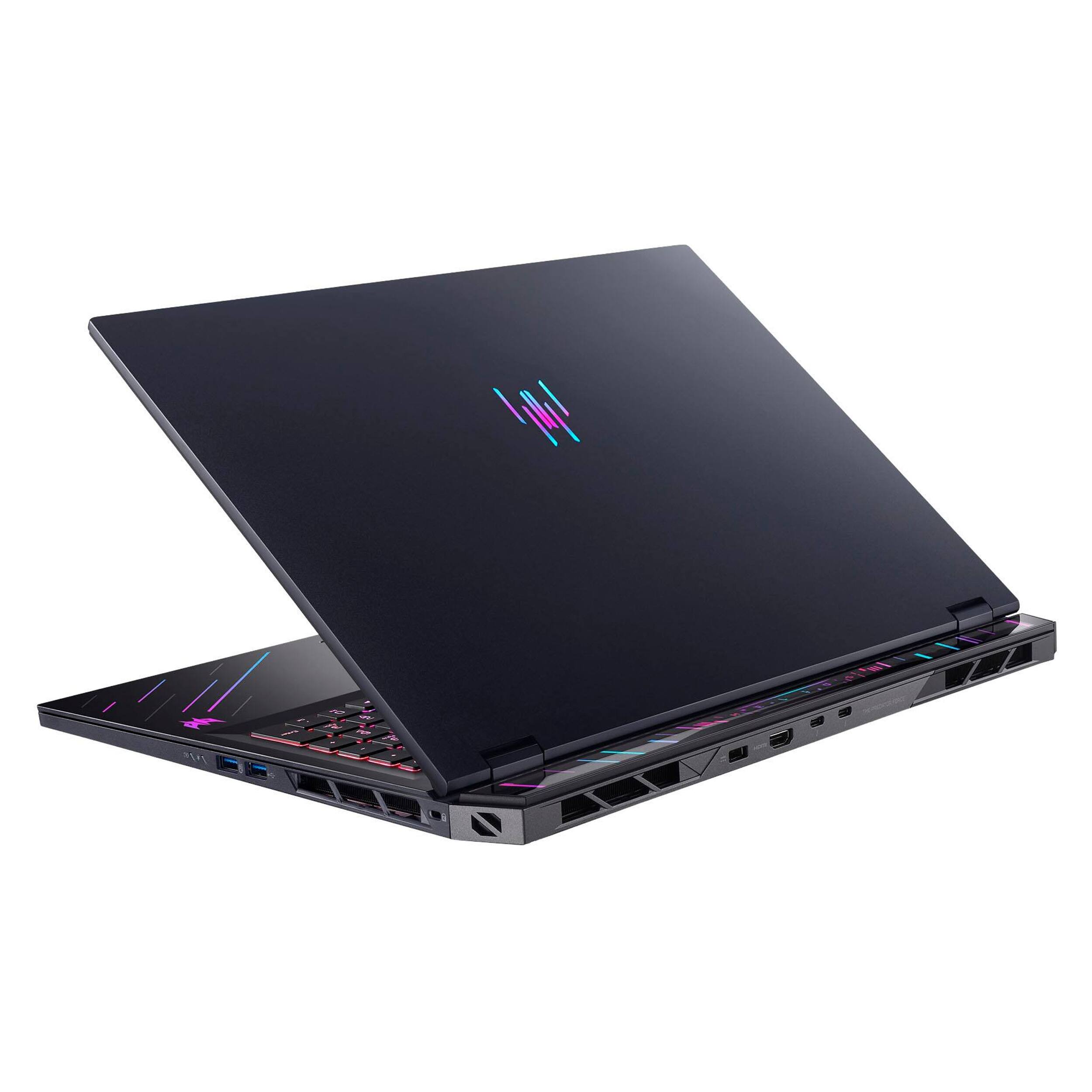 Alt View 8. Acer - Predator Helios 18 AI- 18" 240Hz Gaming Laptop - 3840 x 2400- Intel Core Ultra 9 - NVIDIA GeForce RTX 5090 – 32GB – 1TB - Abyssal Black.