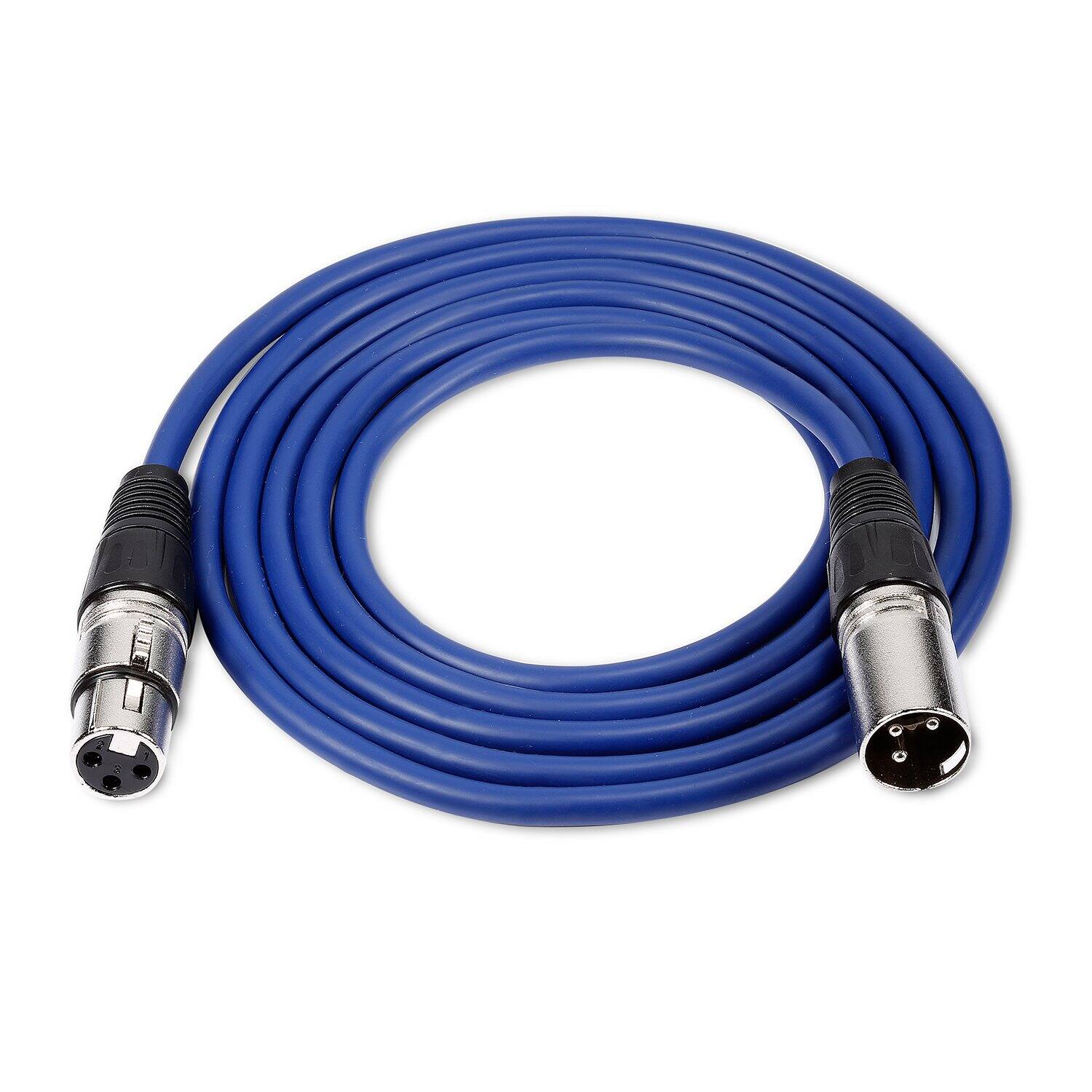 Alt View 2. Neewer - 6-Pack 3ft XLR Microphone Cables - Male to Female Snake Cord Set in 6 Colors for Audio Equipment.