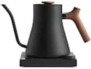 Front. Fellow - Stagg EKG Pro Electric Coffee & Tea Kettle with Precicse Temperature Control, Quick Heating, Timer & Scheduling - Matte Black w/ Walnut.