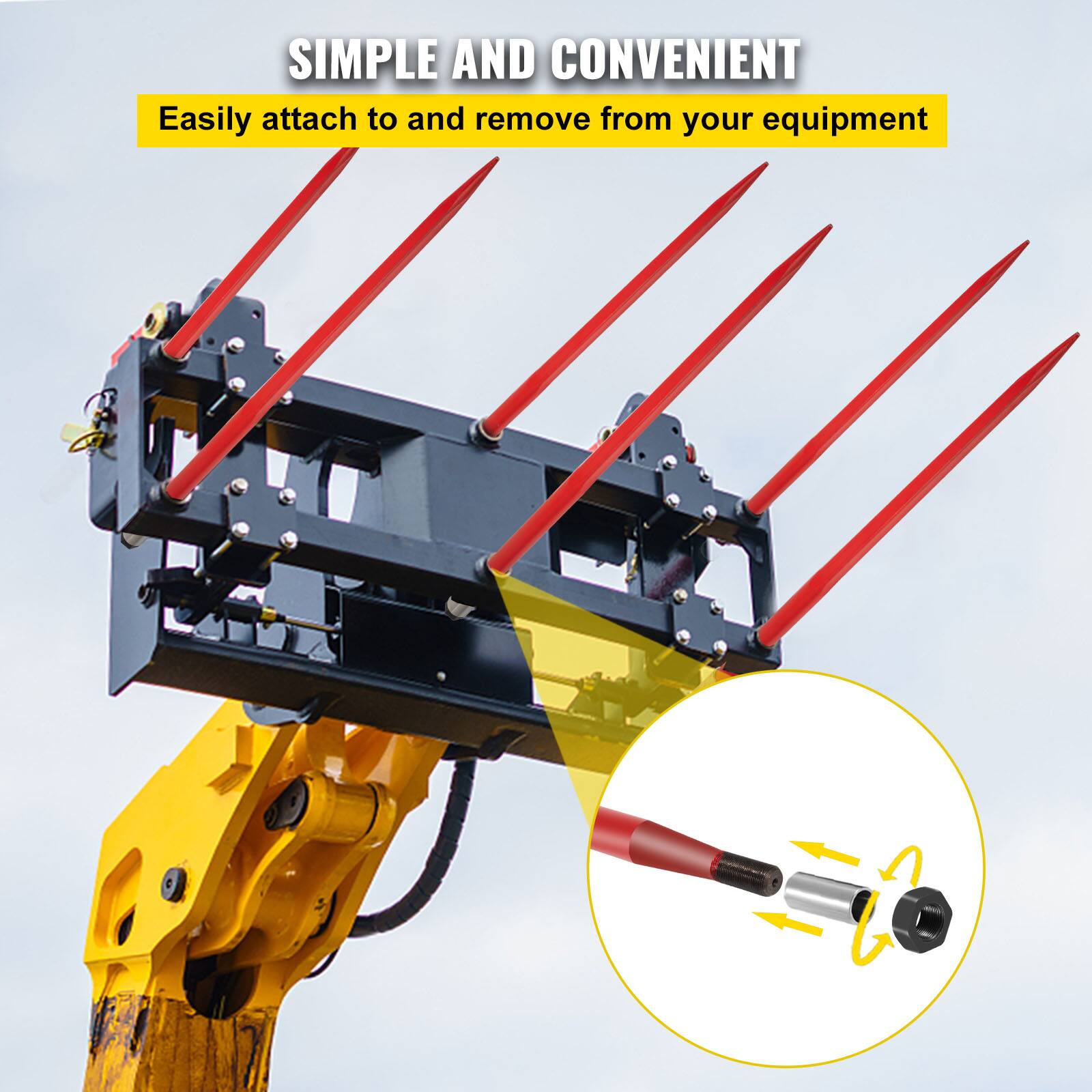 SIMPLE AND CONVENIENT  
Easily attach to and remove from your equipment