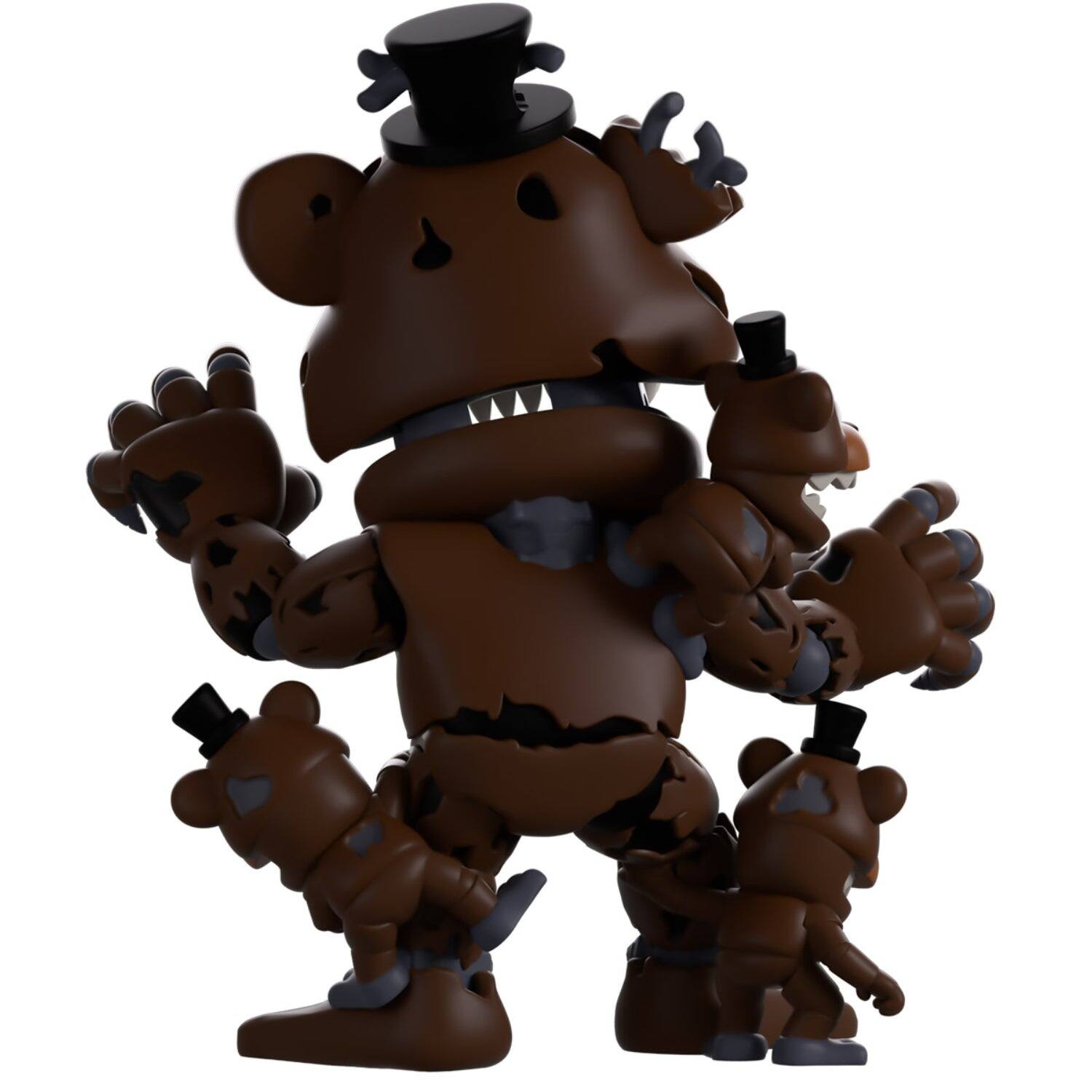 Alt View 3. Youtooz - FNAF: Nightmare Freddy and Freddles Vinyl Figure #69.