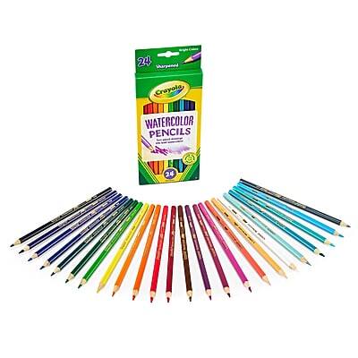 24 Sharpened Crayola Watercolor Pencils