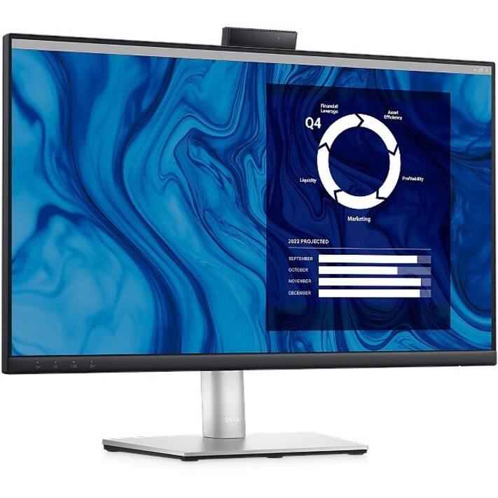 Alt View 18. Dell - 23.8" WLED Video Conferencing Monitor (DisplayPort, USB, HDMI) - Black, Silver.