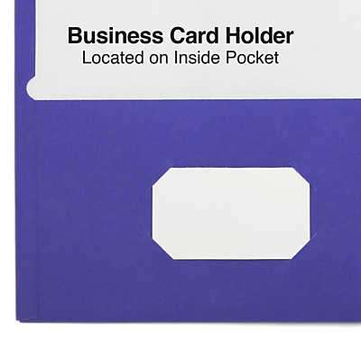 Business Card Holder  
Located on Inside Pocket