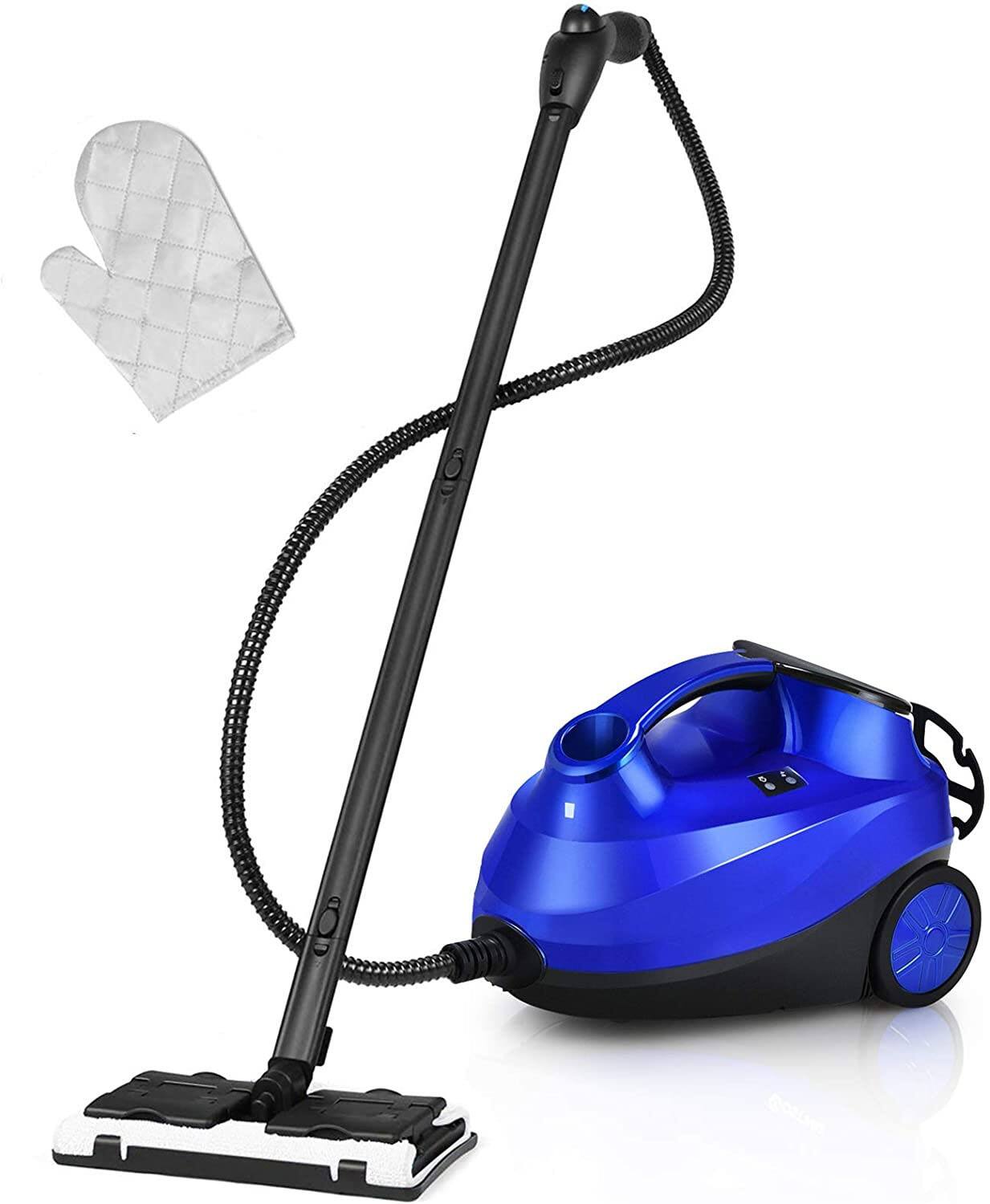 Front. SKONYON - 2000W Steam Cleaner with 1.5L Tank Multi Surface Attachments High Temperature Steam and Long Run Time - Blue.