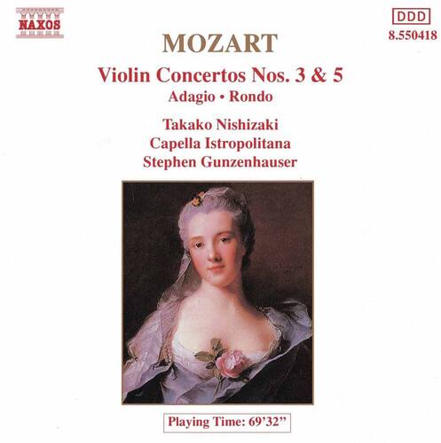 W.a. Mozart - Violin Concerti 3 & 5 / Rondo / Adagio   - COMPACT DISCS [CD]