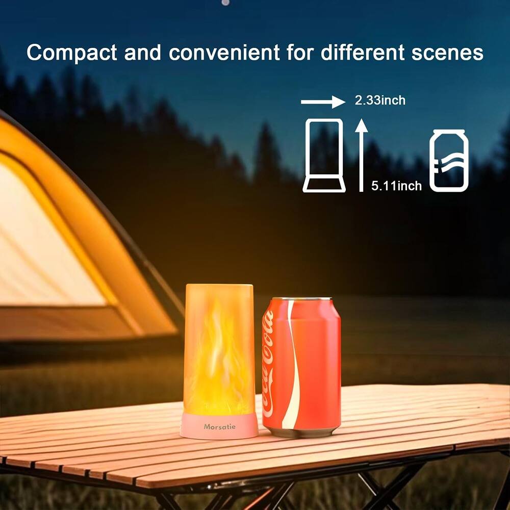 Compact and convenient for different scenes  
2.33 inch  
5.11 inch  
Morsatie