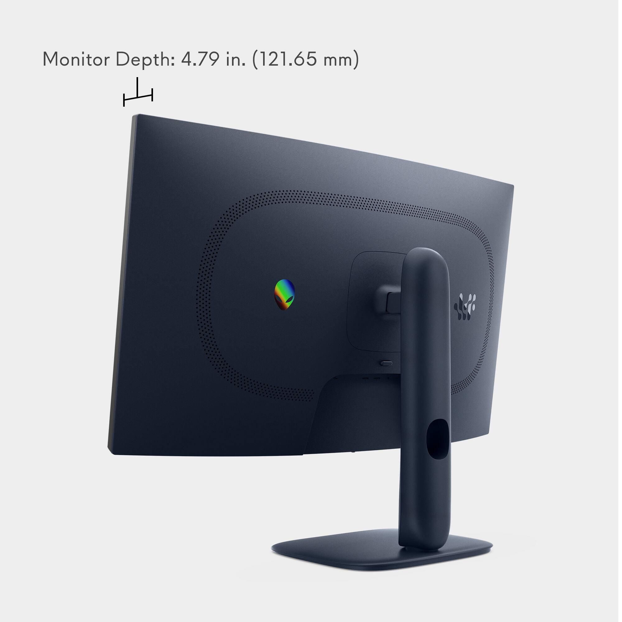 Monitor Depth: 4.79 in. (121.65 mm)