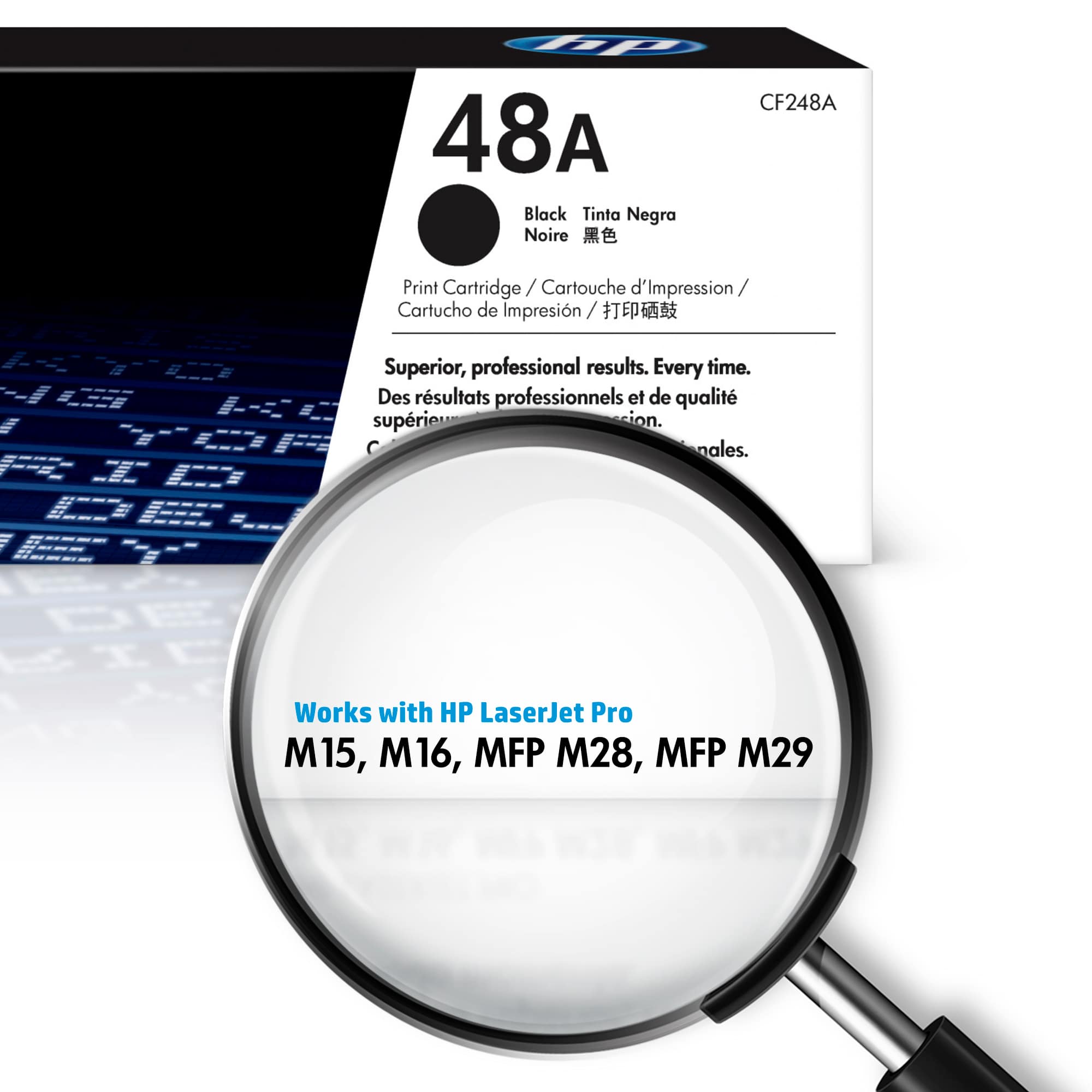 Alt View 1. HP - 48a Standard Capacity Toner Cartridge - Black.