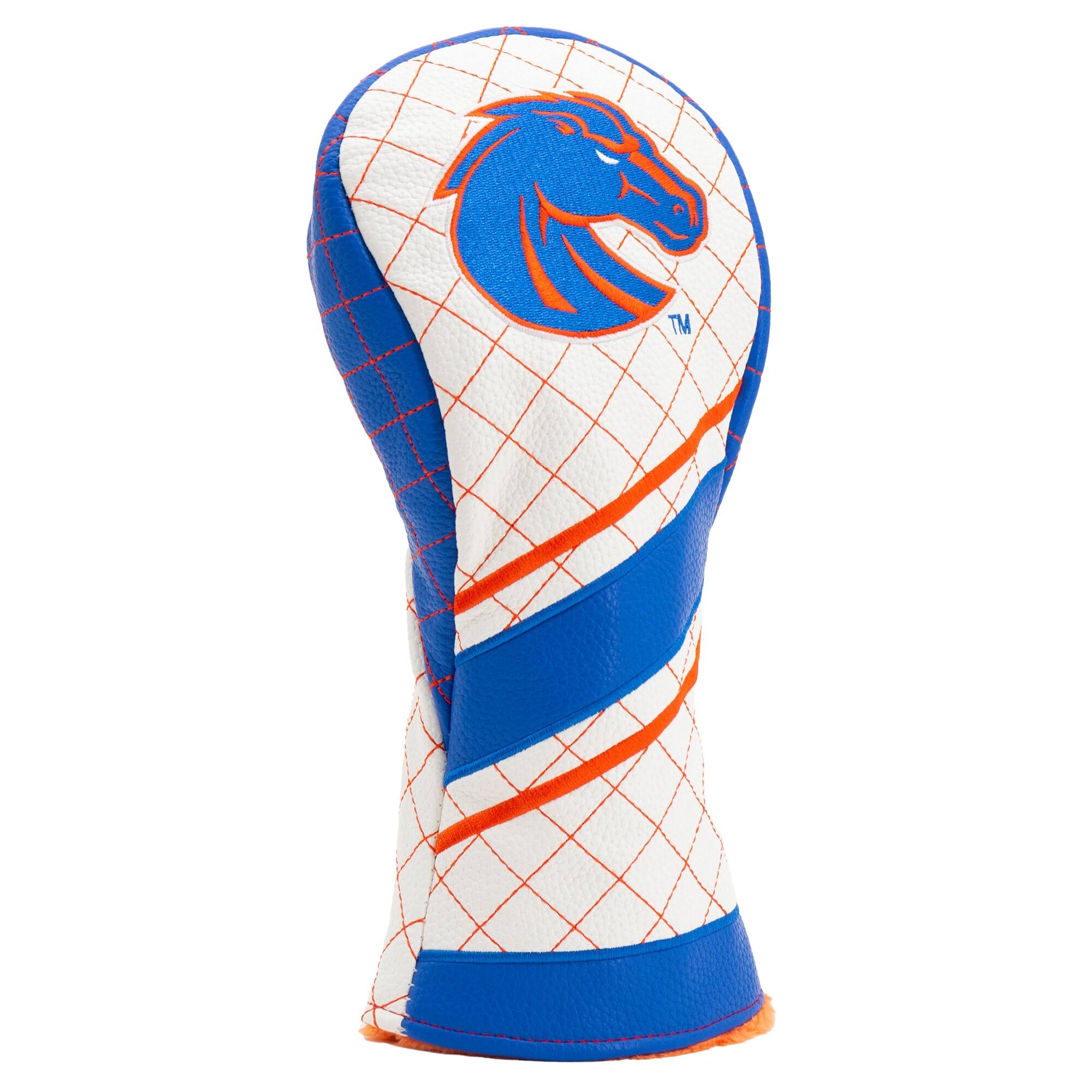 Alt View 2. Team Golf - Boise State Broncos Striped Quilted Fairway Headcover - Multicolor.