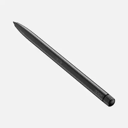 Front. BOOX - Pen2 Pro Black. The ultimate writing tool with 4096 levels of sensitivity and an integrated eraser tip - Black.