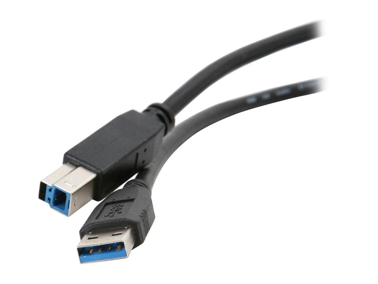 Nippon Labs - USB3-10AB 10 ft. USB 3.0 Type A Male to B Male Cable for Printer and Scanner, Black