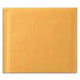 Staples - 8" x 7" Self-Sealing Bubble Mailer, CD/DVD, 25/Carton - Kraft