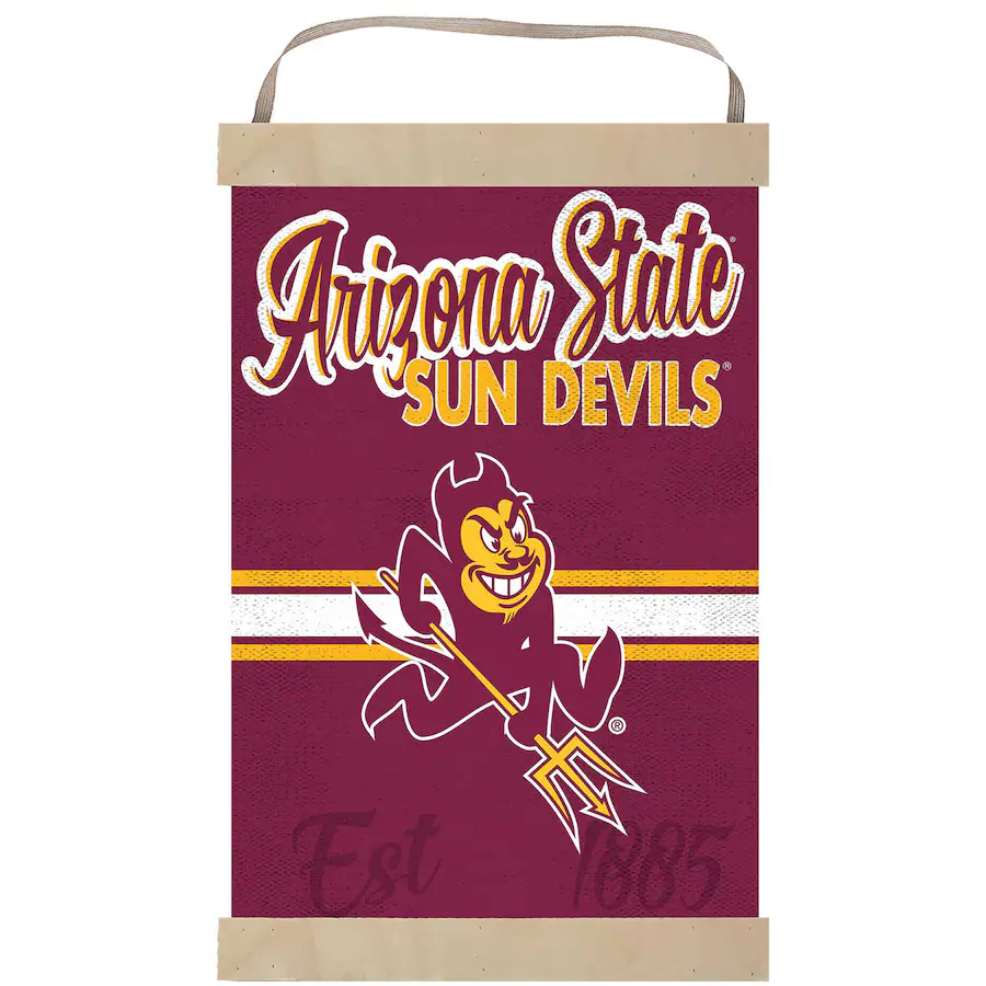Jardine Arizona State Sun Devils Fight Song Banner Sign Maroon 4941642 ...
