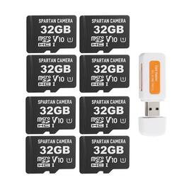Spartan Camera - Spartan 32GB Micro Memory Card (8 Pack) with Adapter and Card Reader Bundle