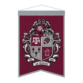 Sporticulture - Texas A&M Aggies 15" x 22" Crest Banner - Multicolor