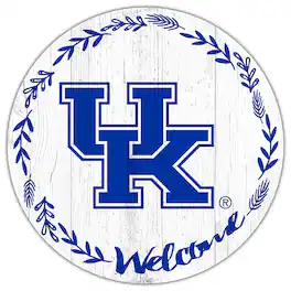 Fan Creations - Kentucky Wildcats 12" Welcome Circle Sign - Multicolor