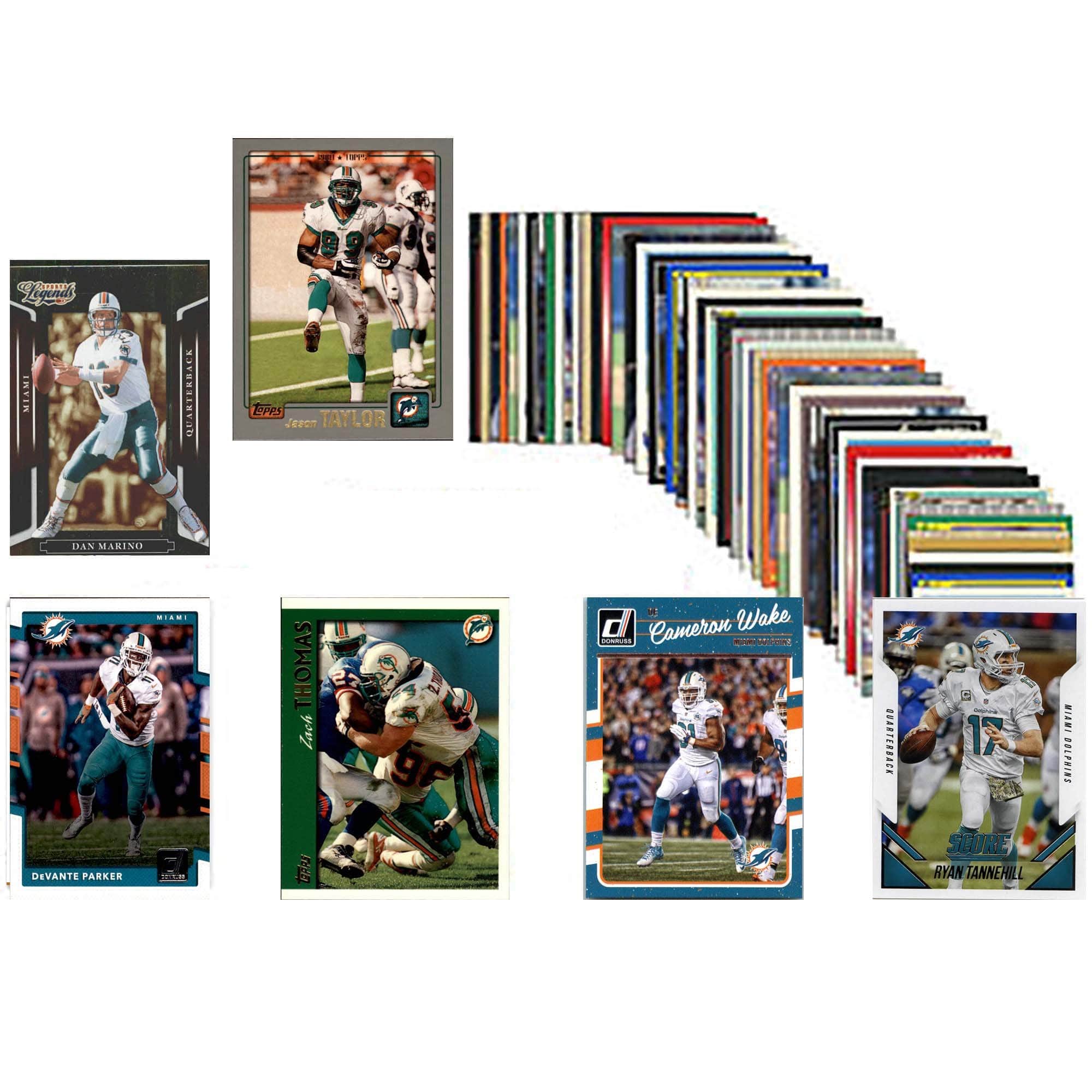 C&I Collectibles - Miami Dolphins Trading Card 50-Count Set - Multicolor price history on PriceWatchPro