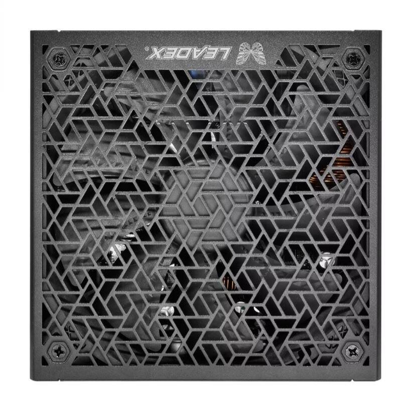 Back. Super Flower - Leadex VII XP PRO 850W 80+ Platinum, Full Modular, ATX 3.1 & PCIe 5.0 Power Supply - black.