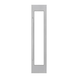 SKS - Transitional Design Panel Kit for Wine Column Right-Hinge 18-Inch - Satin Stainless Steel