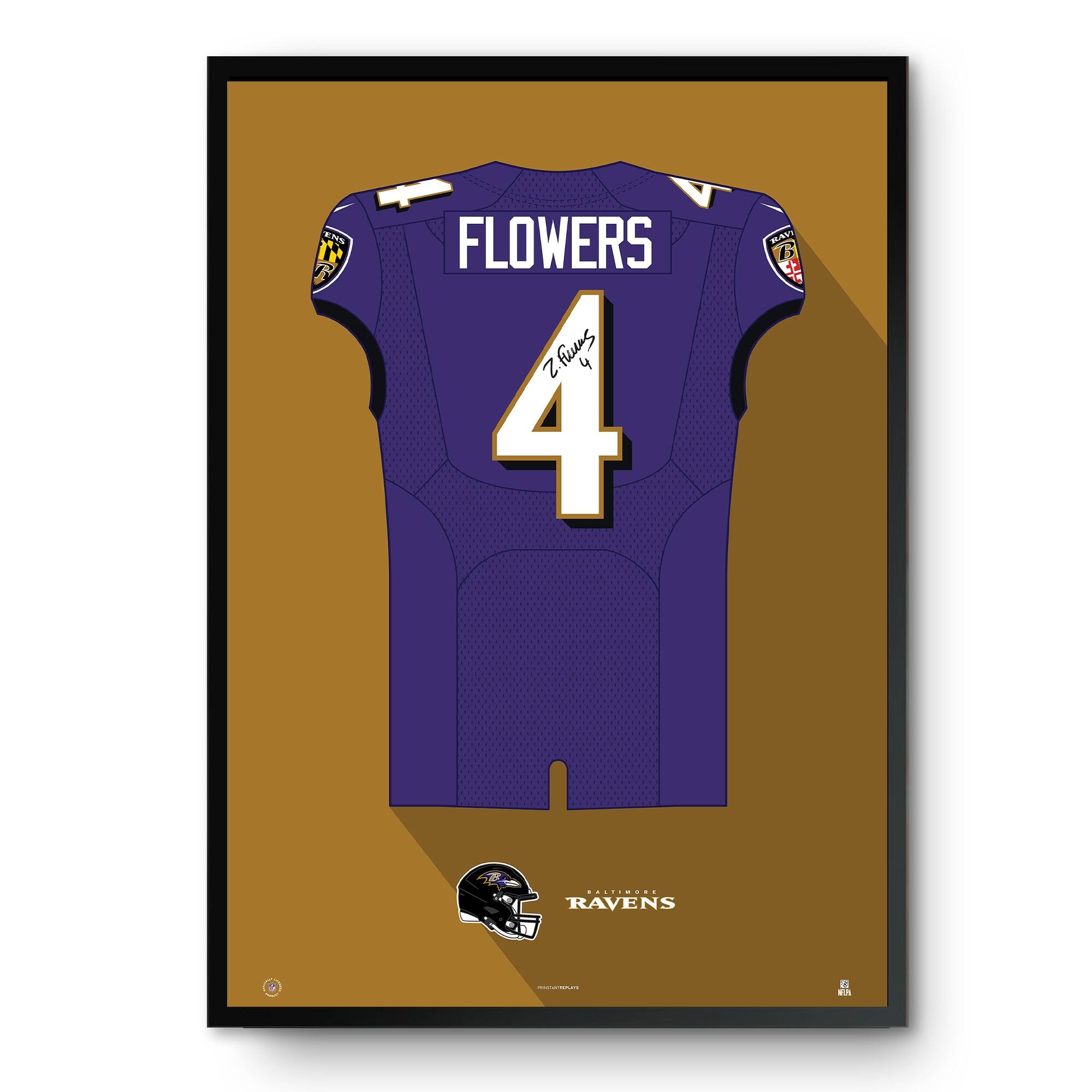 Sure, here is the corrected and grouped text from the image:

- **FLOWERS**
- **4**
- **Z. Flowers**
- **RAVENS**
- **NFL**
- **Baltimore Ravens**