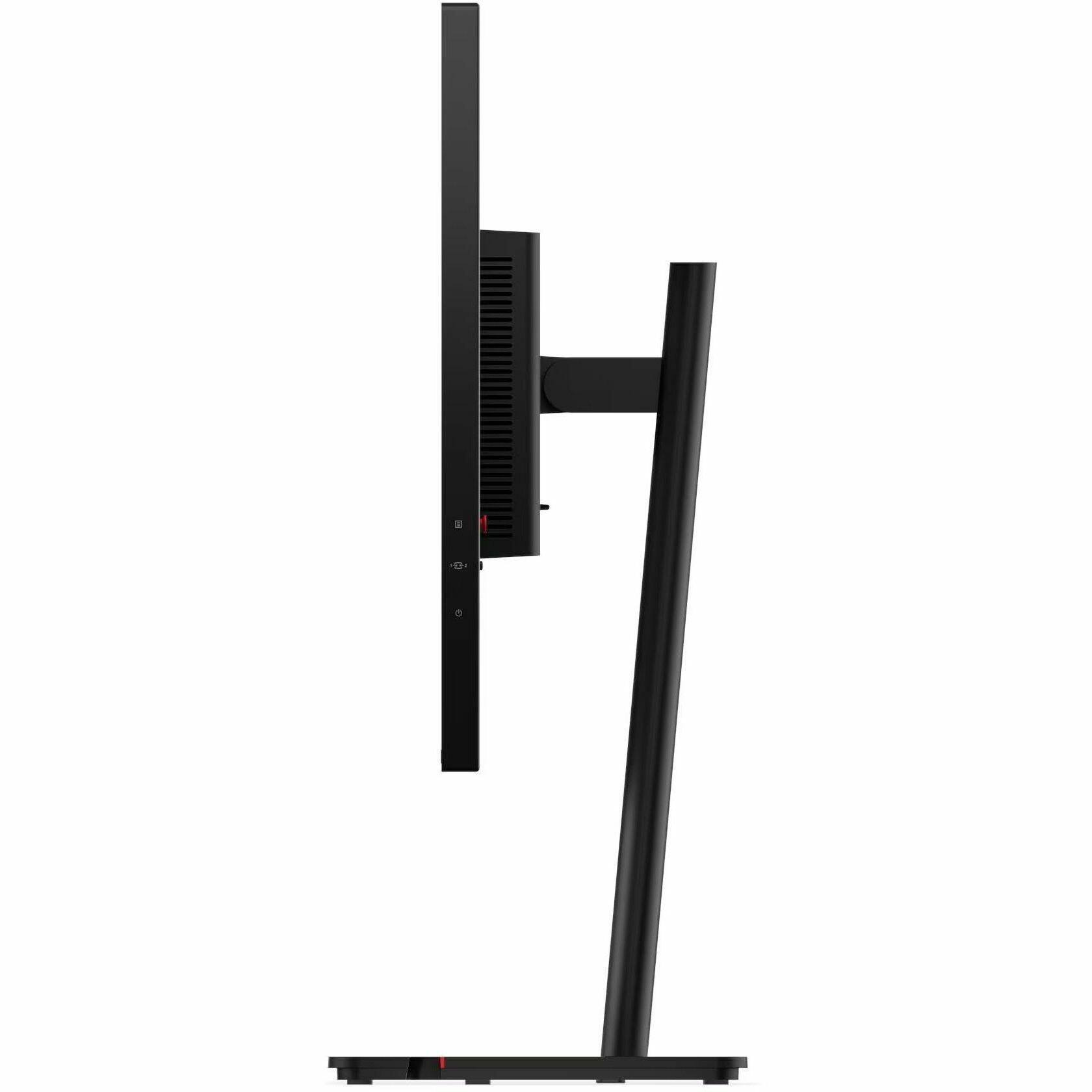 Alt View 1. Lenovo - Lenovo ThinkVision T27UD-40 27" Class 4K UHD LED Monitor - 16:9 - Eclipse Black - 27" Viewable - In-plane Switching - Black.