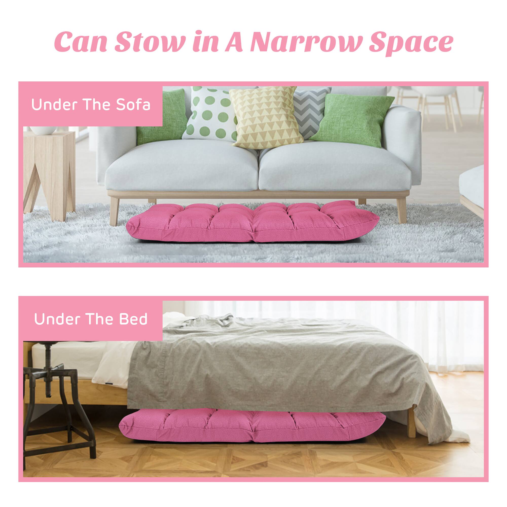 Can Stow in A Narrow Space Under The Sofa Under The Bed