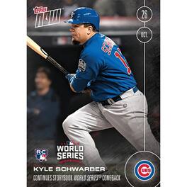 Topps - NOW Storybook World Series Comeback Chicago Cubs Kyle Schwarber RC Card #631A